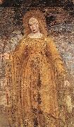 BORGOGNONE, Ambrogio St Catherine of Alexandria fd USA oil painting artist